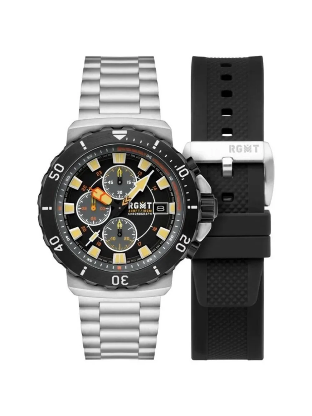 NWT Rgmt Trench Black Dial Men's Watch